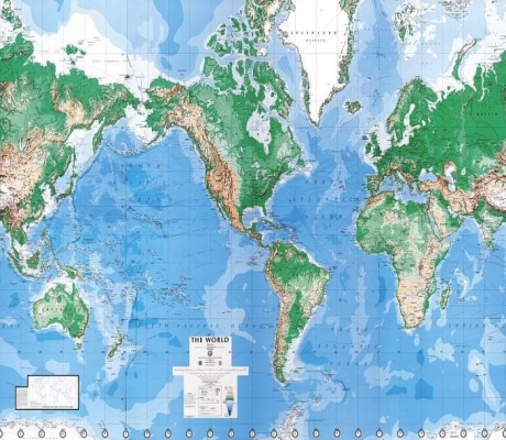 карта мира сша