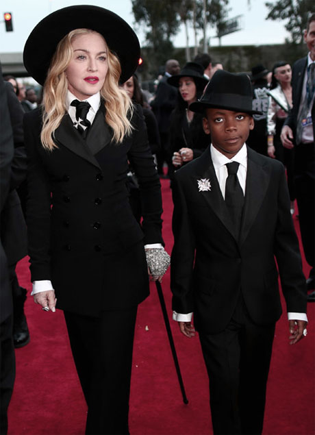 Мадонна с сыном на Grammy