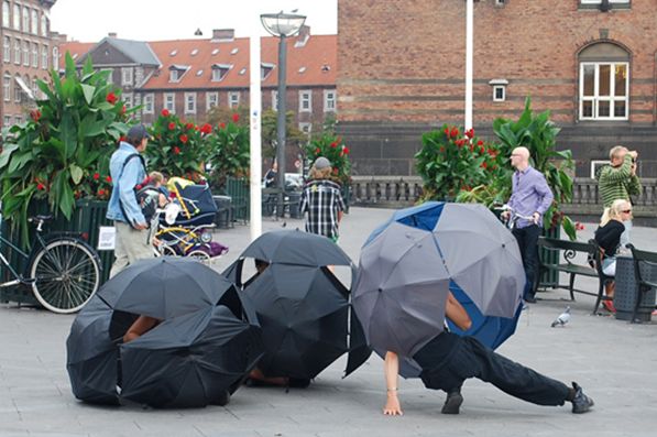 Шоу зонтики в Копенгагене 3