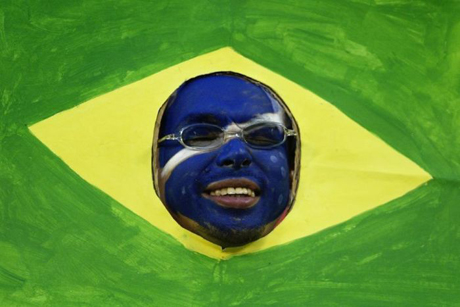 бразильский футбольный фанат