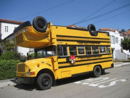 необычные школьные автобусы фото