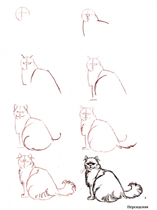 Уроки фотошопа часть 53 - Рисуем кота(продолжение)