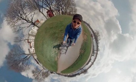 Прикольное видео 360-градусной панорамы