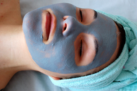 маски для лица голубой глины