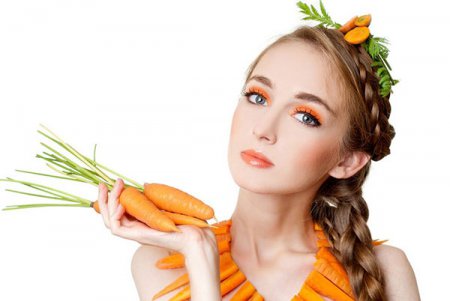 Морковь для упругости кожи