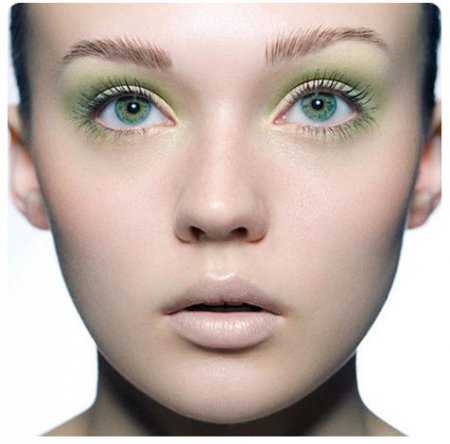 зеленый макияж