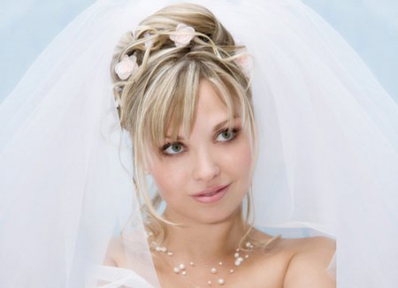 Свадебные прически на средние волосы: ТОП-5 вариантов