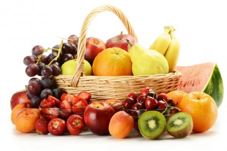Основа питания &ndash; овощи и фрукты