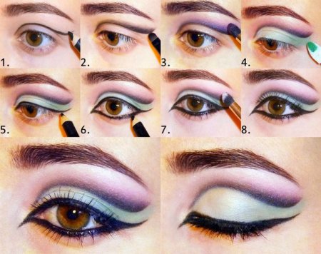 макіяж очей зі стрілками