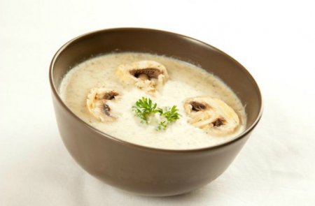 Суп-пюре з грибами