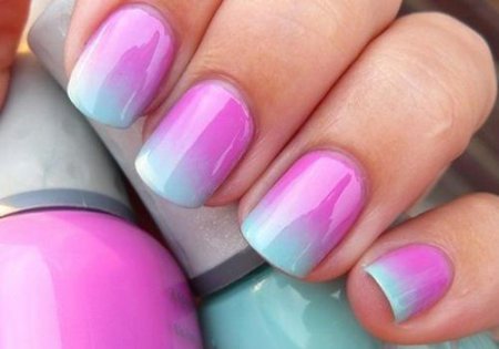  Манікюр: нігті різним кольором