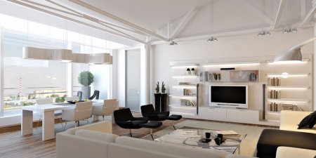 Квартира-студия дизайн интерьера