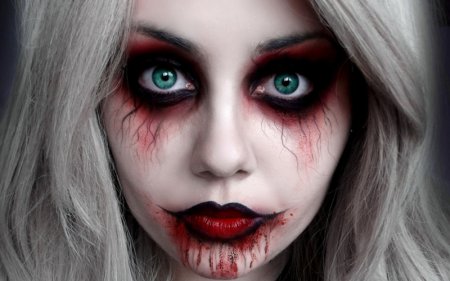 Как сделать страшный макияж на Хэллоуин в домашних условиях